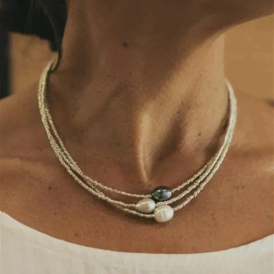 Vintage Fresh Water Pearl Necklace - Image 2