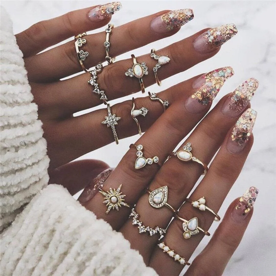 Vintage Unique Ring Set - Image 16