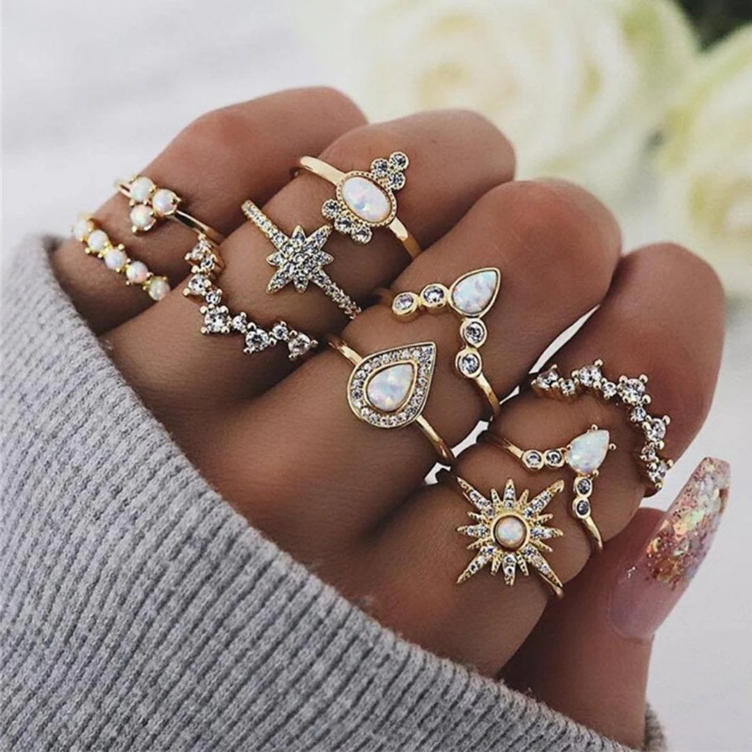 Vintage Unique Ring Set - Image 3
