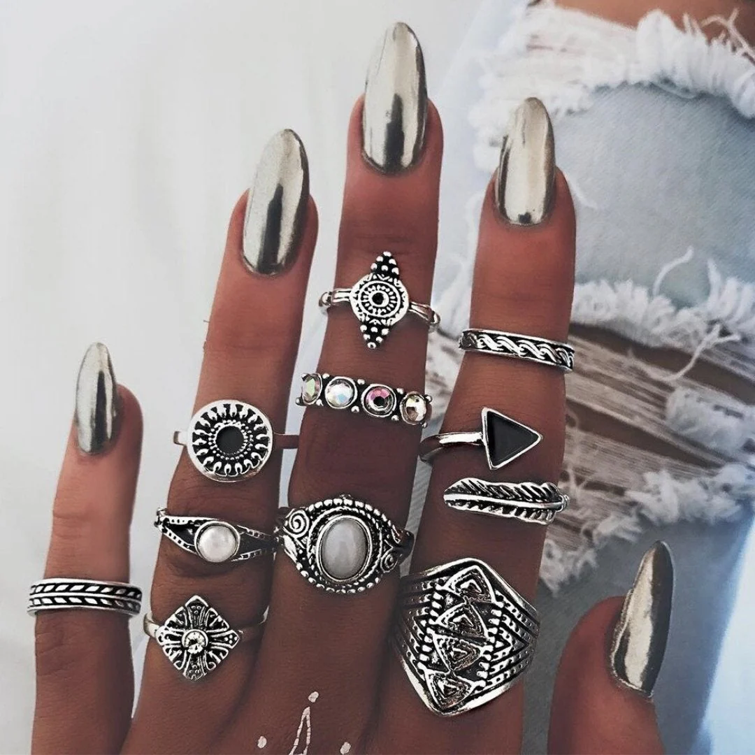 Vintage Unique Ring Set - Image 40