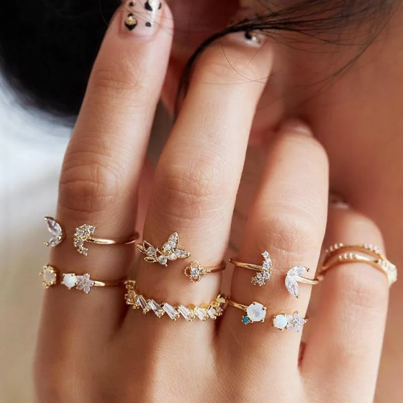 Vintage Unique Ring Set - Image 9