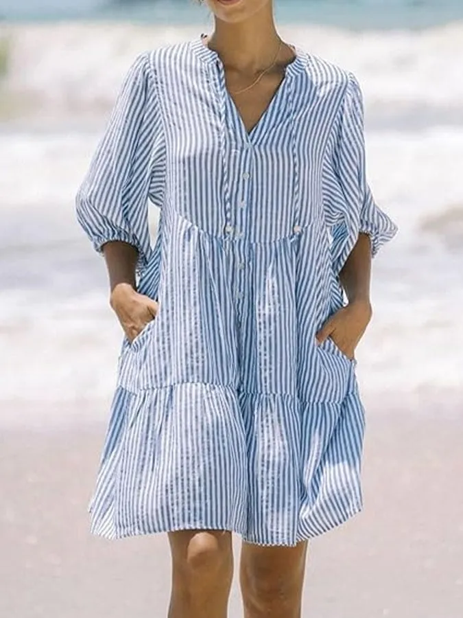 Elegant Wanderlight Dress – Flowing Silhouette for Sunset Dinners and Coastal Getaway Styling - Image 5