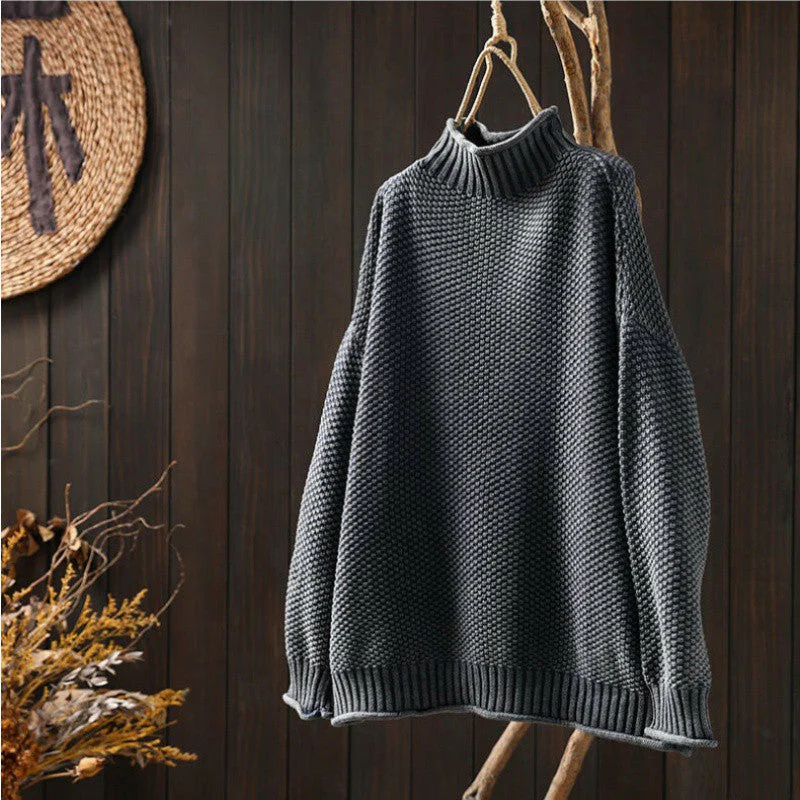 Warm Everyday Knitted Winter Sweater - Image 11