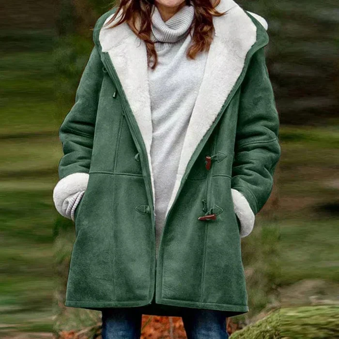 Warm Hooded Coat with Fleece Lining - Image 17