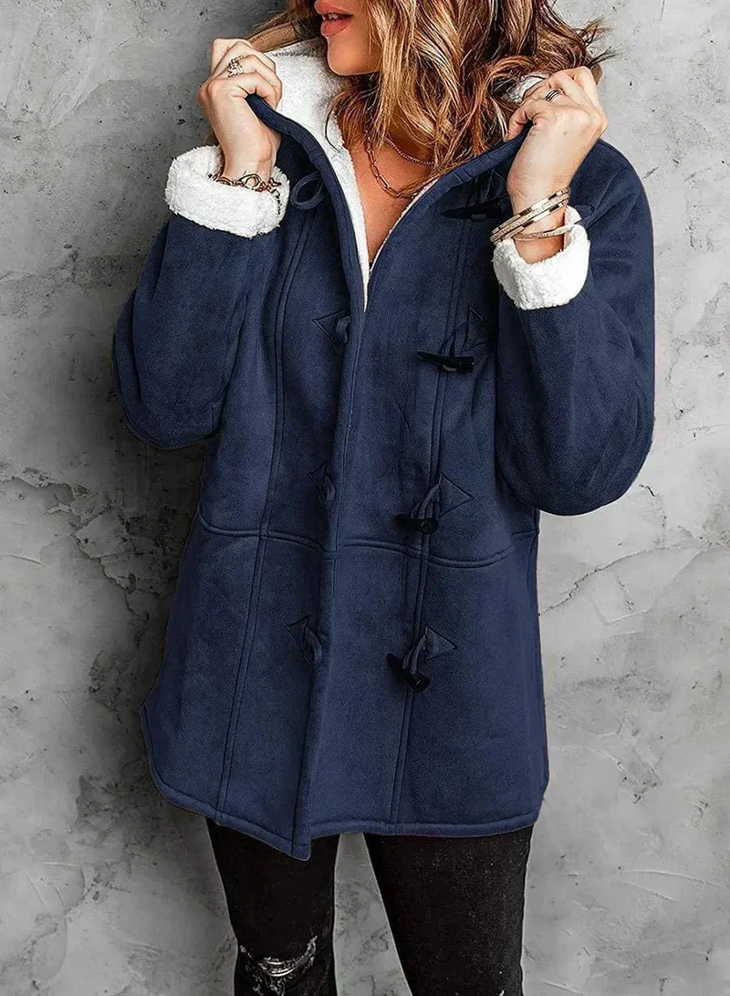 Warm Hooded Coat with Fleece Lining - Image 22