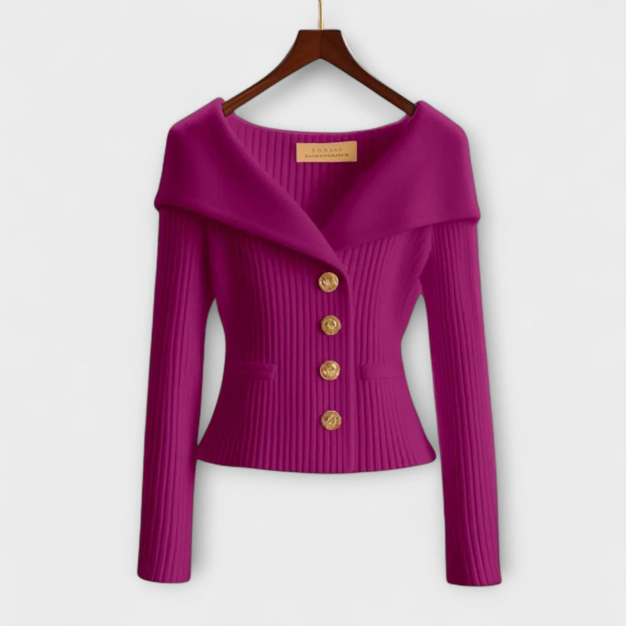 Warm Textured Knit Jacket for Women - Image 16