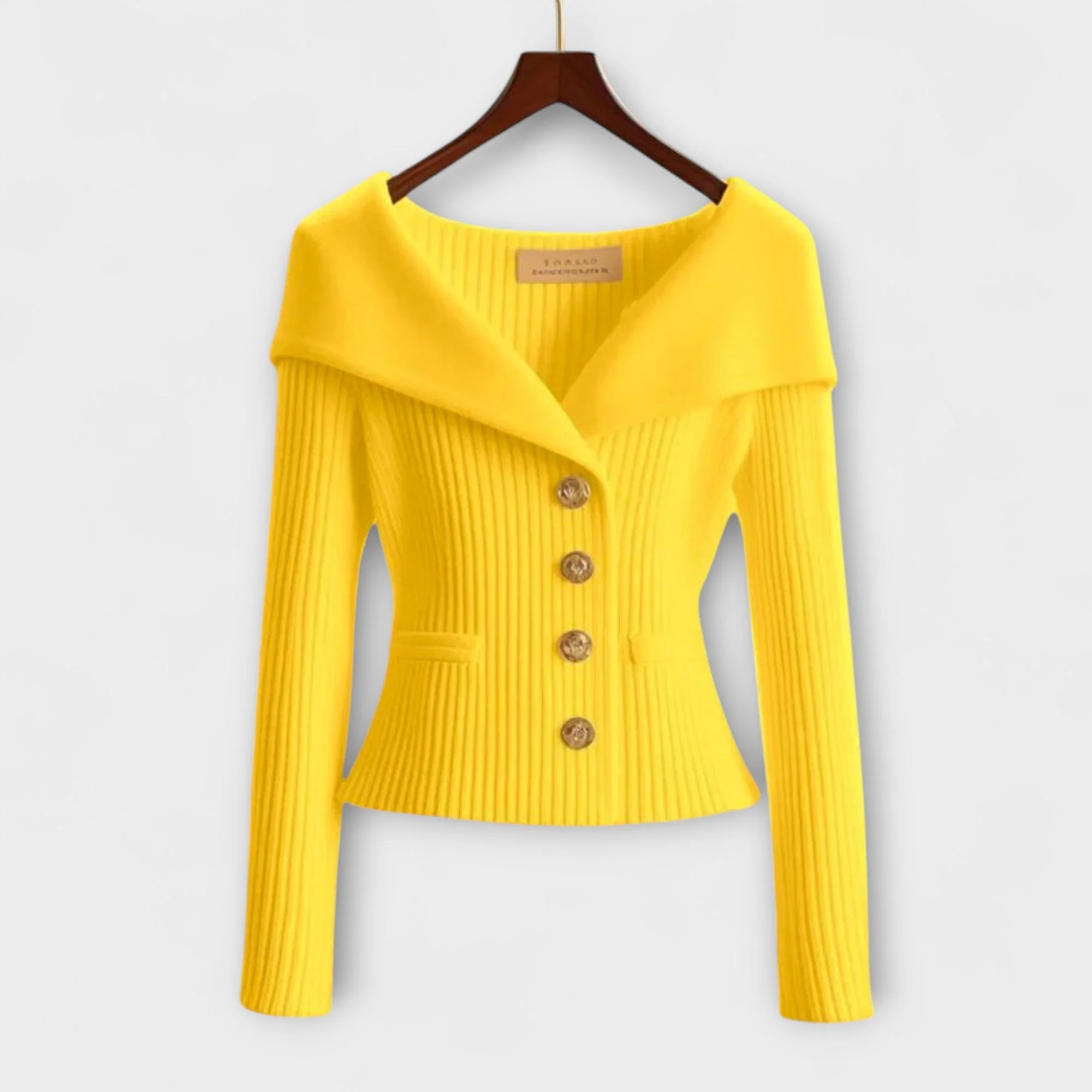 Warm Textured Knit Jacket for Women - Image 2