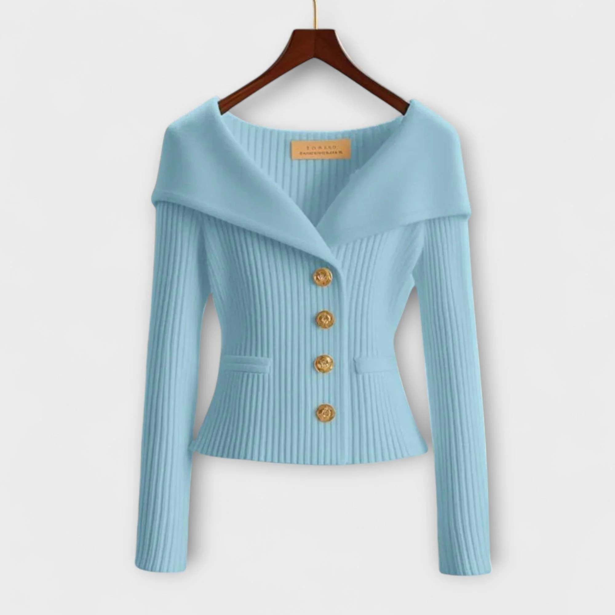 Warm Textured Knit Jacket for Women - Image 4