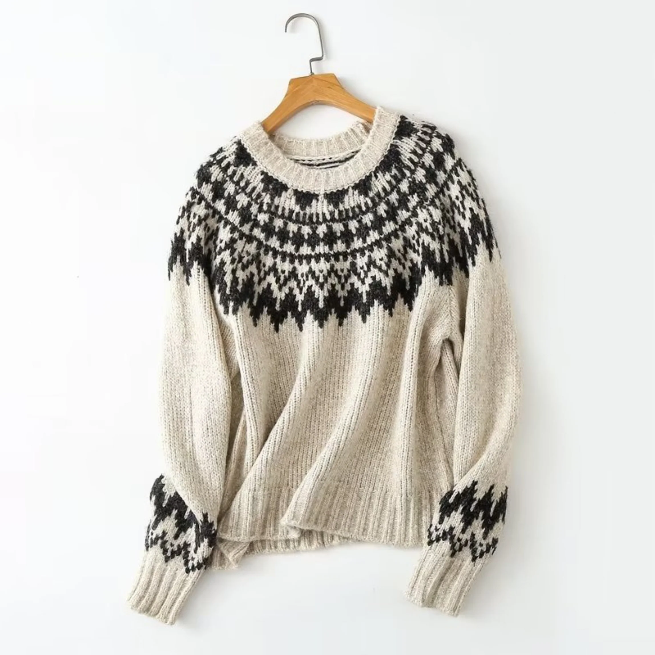 Warm Heavy Knit Wool Jumper