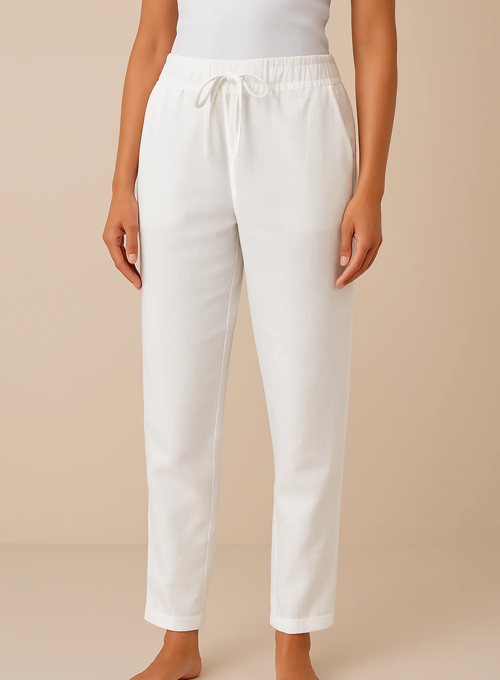 Wide Leg Lounge Trousers - Image 2