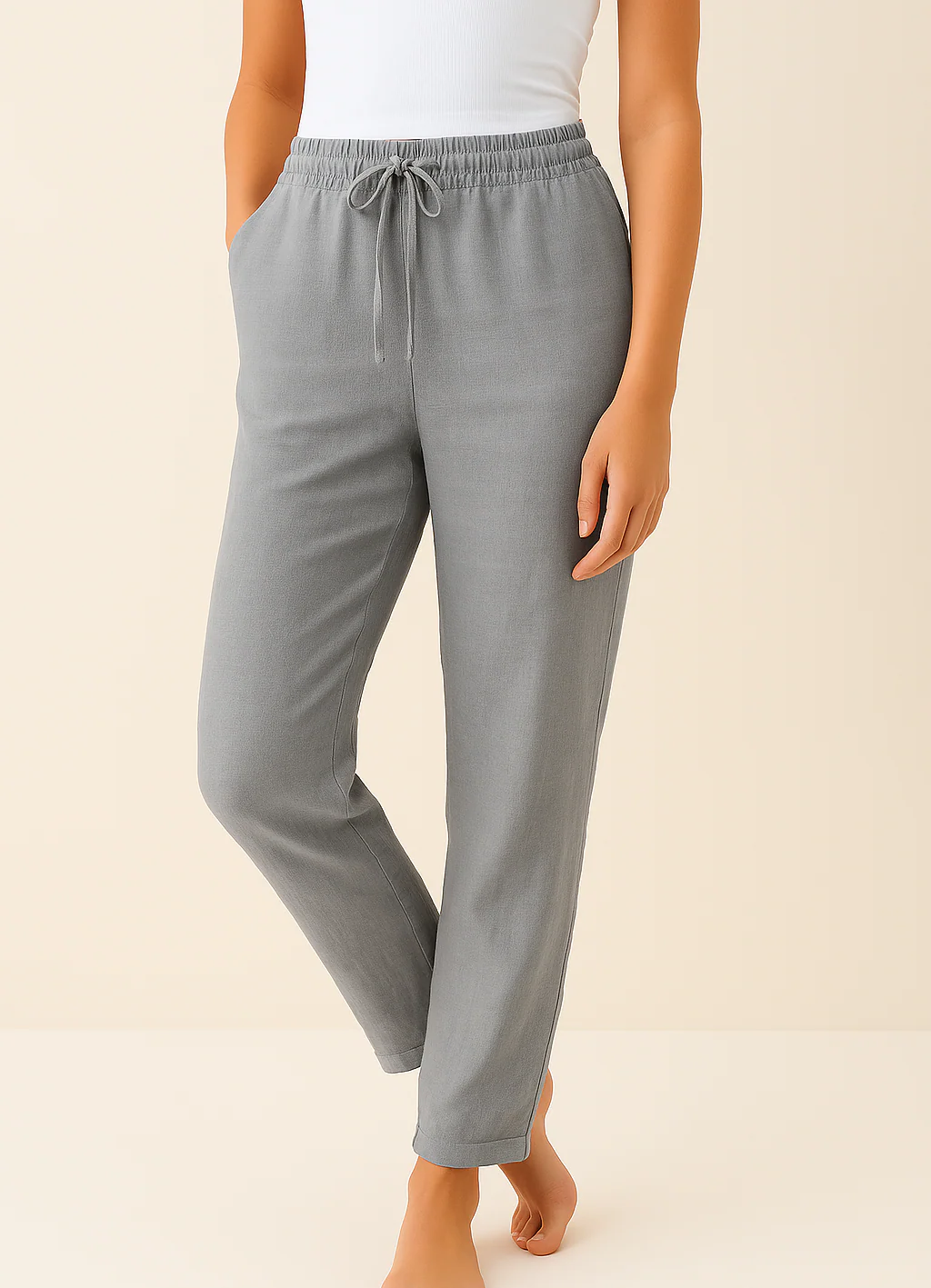 Wide Leg Lounge Trousers - Image 3