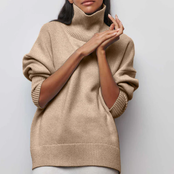 Women’s Cozy Knit Turtleneck Pullover - Image 11