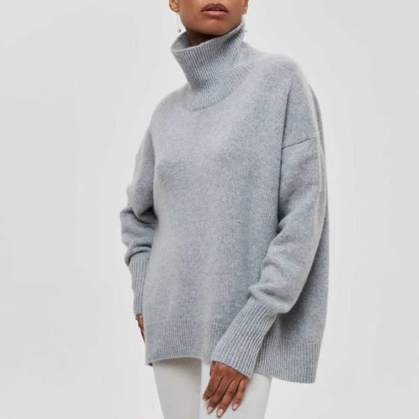 Women’s Cozy Knit Turtleneck Pullover - Image 7