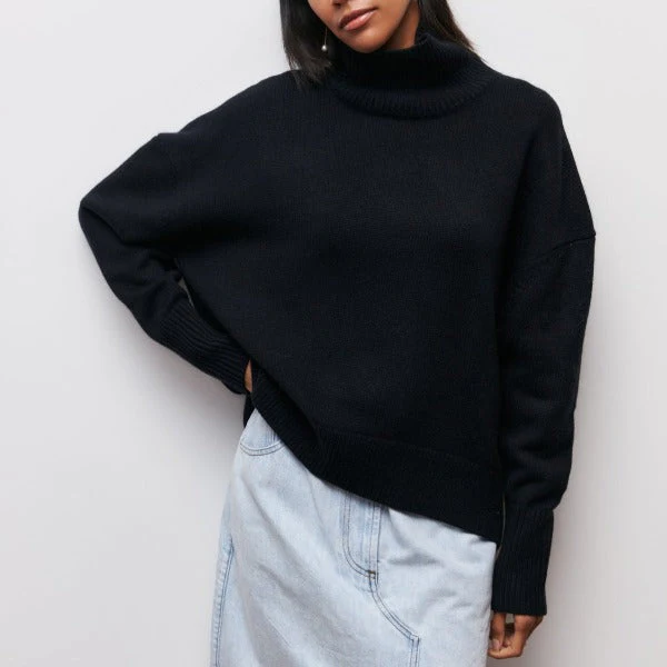 Women’s Cozy Knit Turtleneck Pullover - Image 8