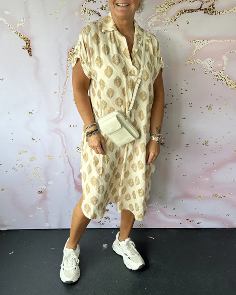 Women’s Elegant Lapel Dress - Image 26