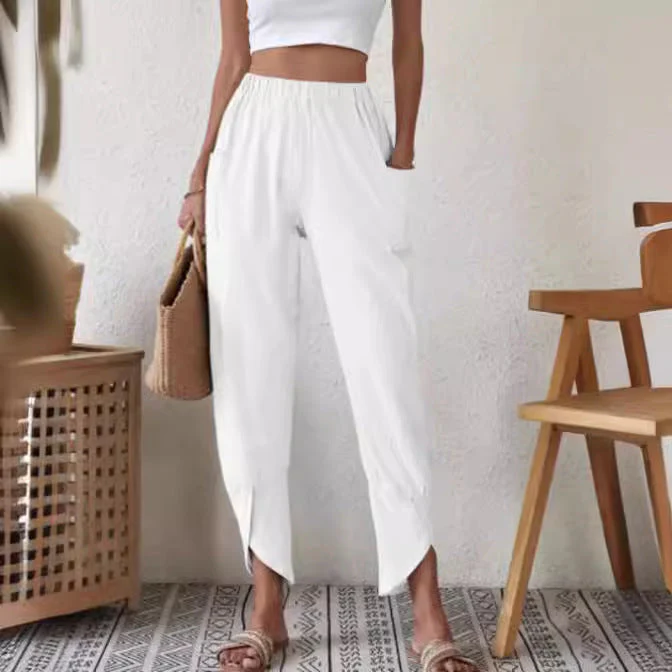 Women’s Stretch Cotton Pants - Image 7