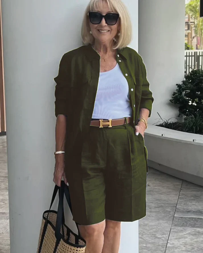 Women's Cardigan Two-Piece Set - Image 11