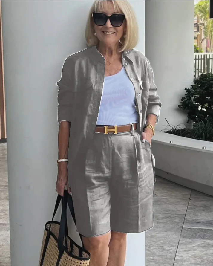 Women's Cardigan Two-Piece Set - Image 12