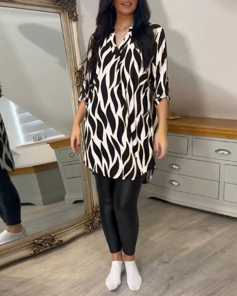 Women's casual versatile blouses - Image 37