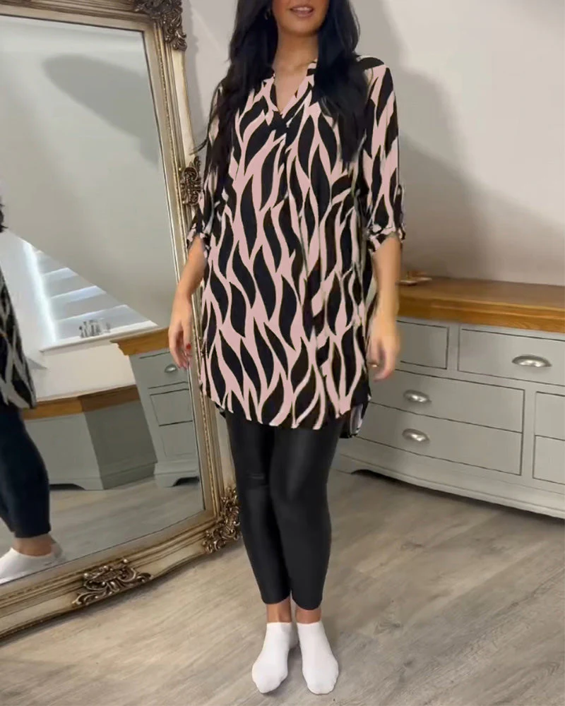 Women's casual versatile blouses - Image 40