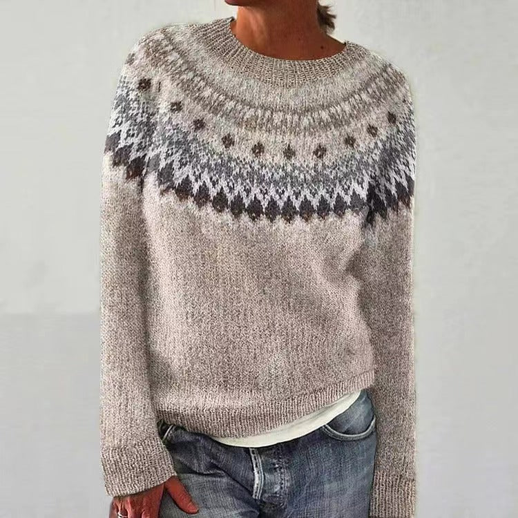 Womens Icelandic Pullover Sweater - Image 3