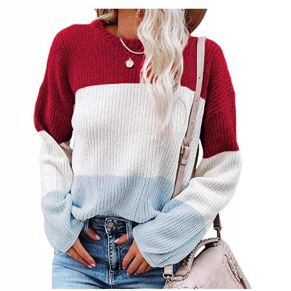 Women's Lantern Sleeve Pullover Sweater - Image 2