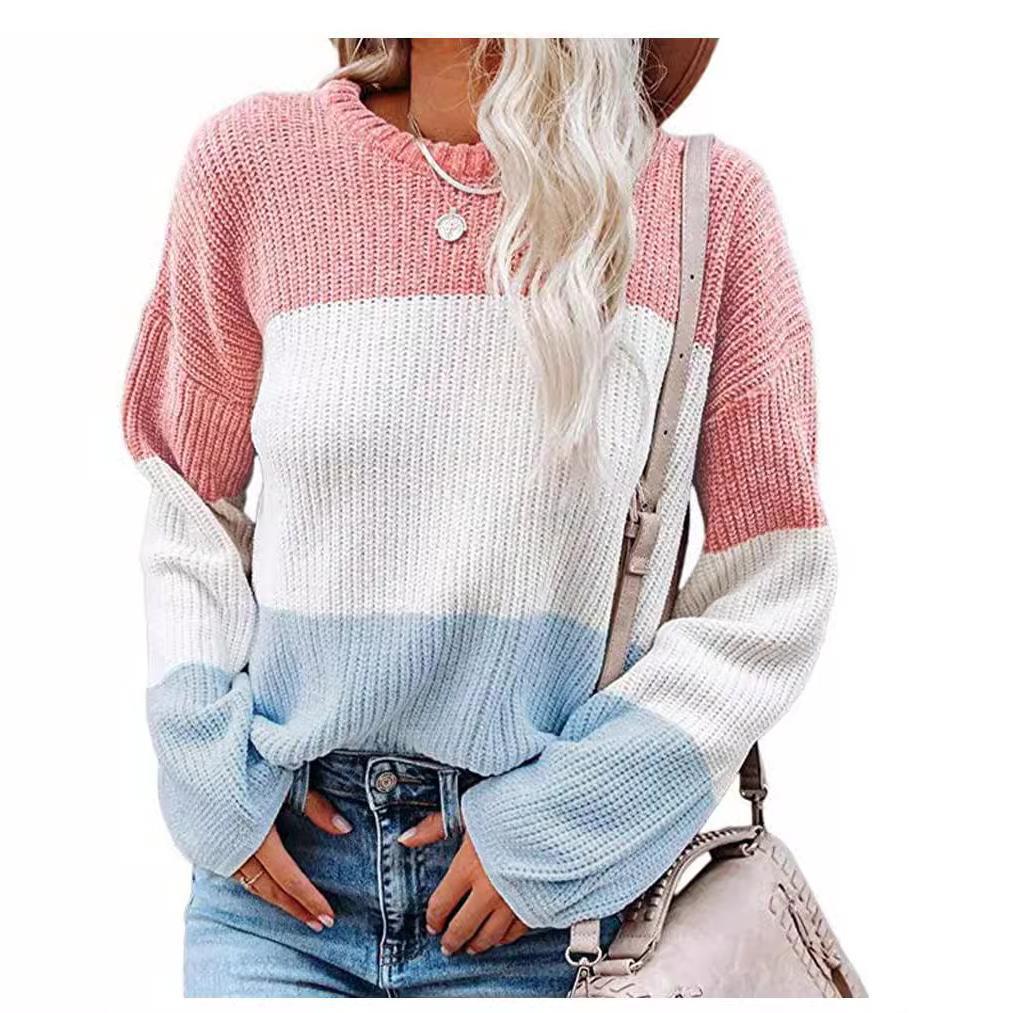 Women's Lantern Sleeve Pullover Sweater - Image 6