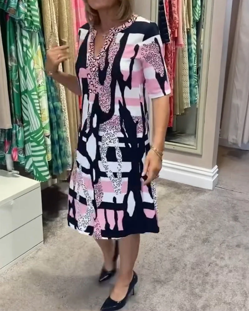 Women's leopard print midi dress - Image 32