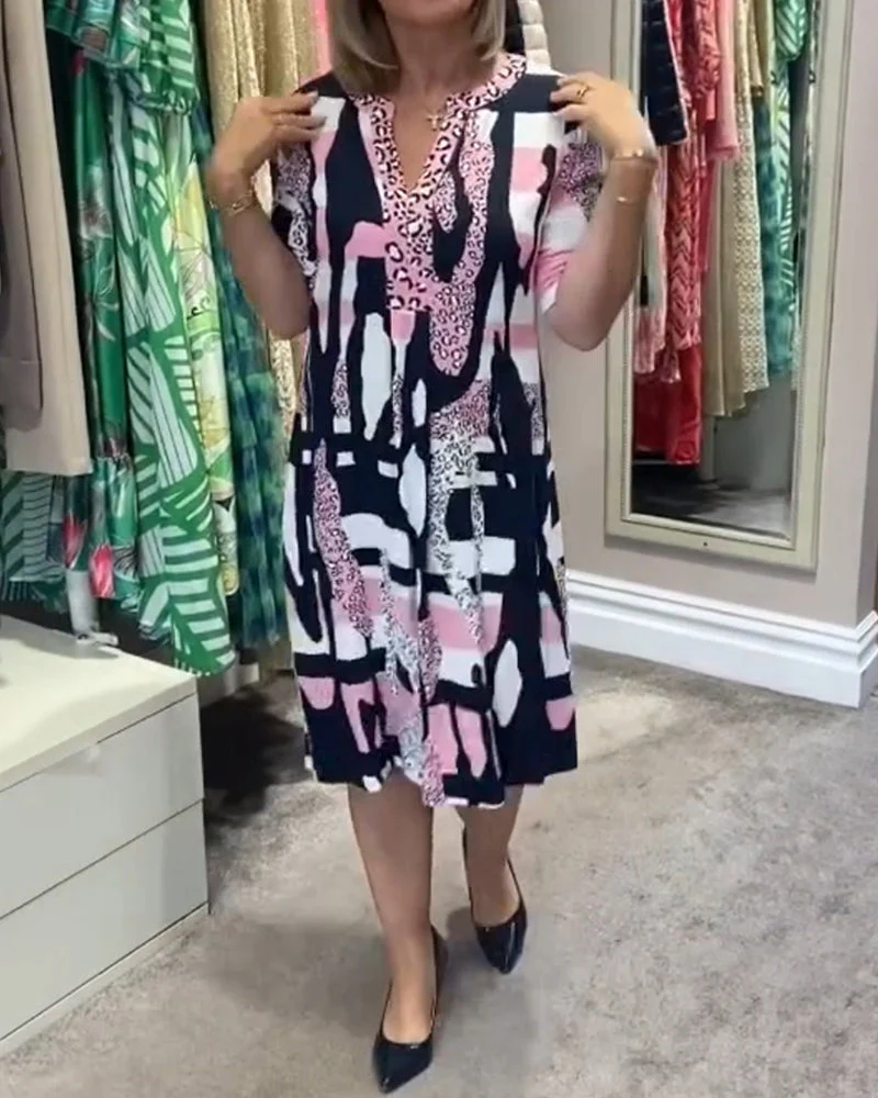 Women's leopard print midi dress - Image 34