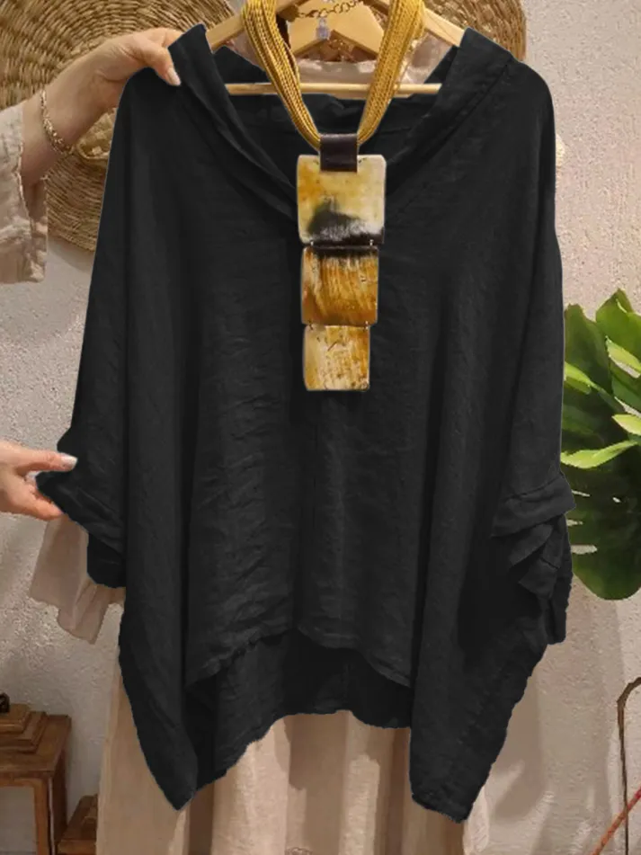 Women's Soft Feel V-Neck Top - Image 3