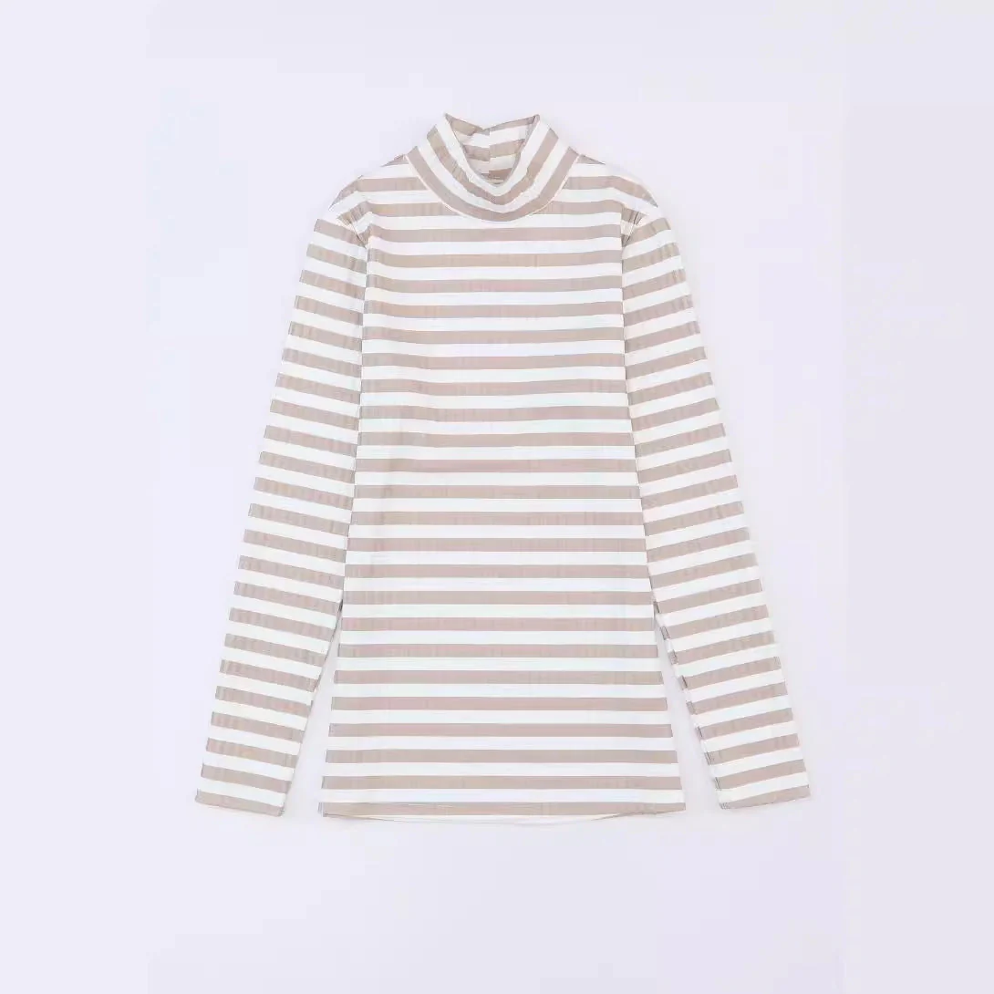 Women's Striped Knit Pullover Sweater - Image 4