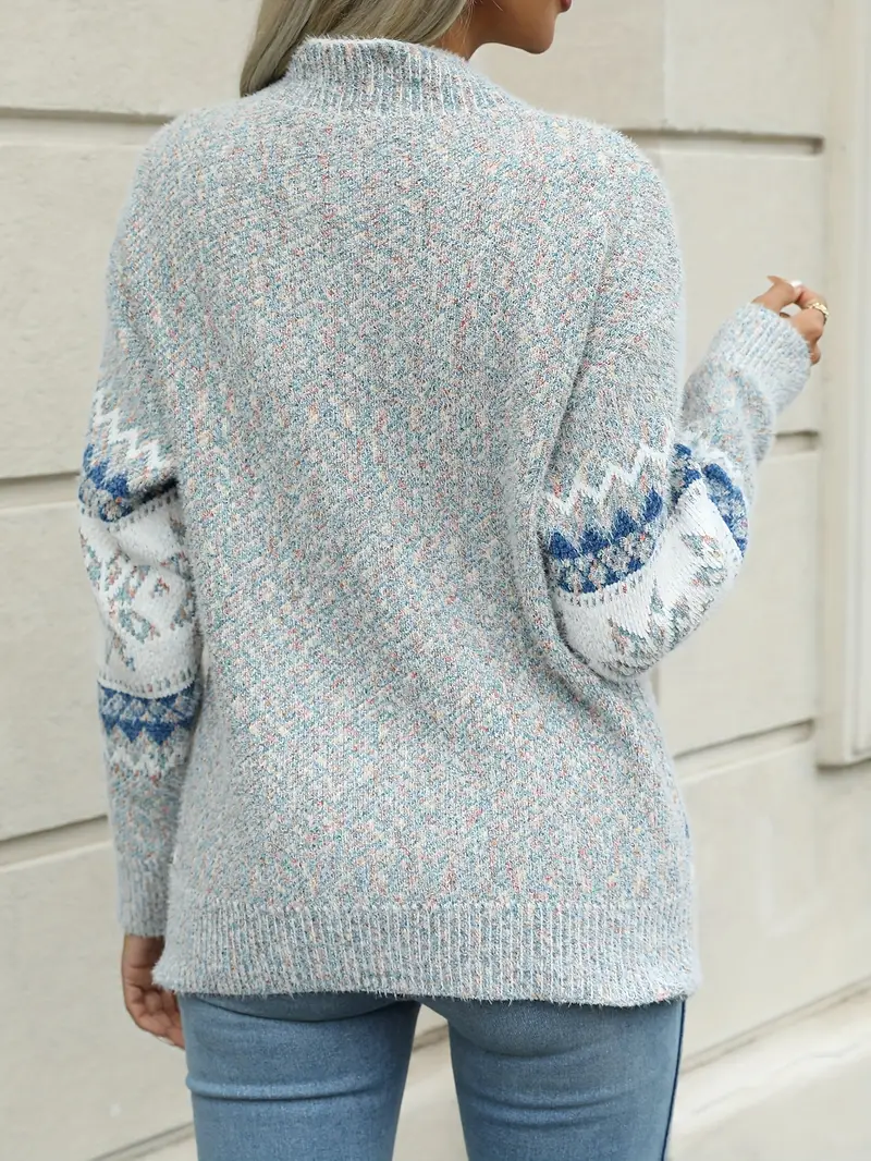 Women's sweater with Icelandic patterns - Image 13