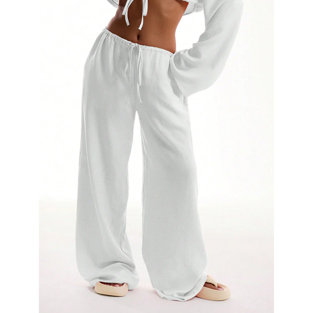 Women’s Ice Silk Straight Leg Trousers - Image 20