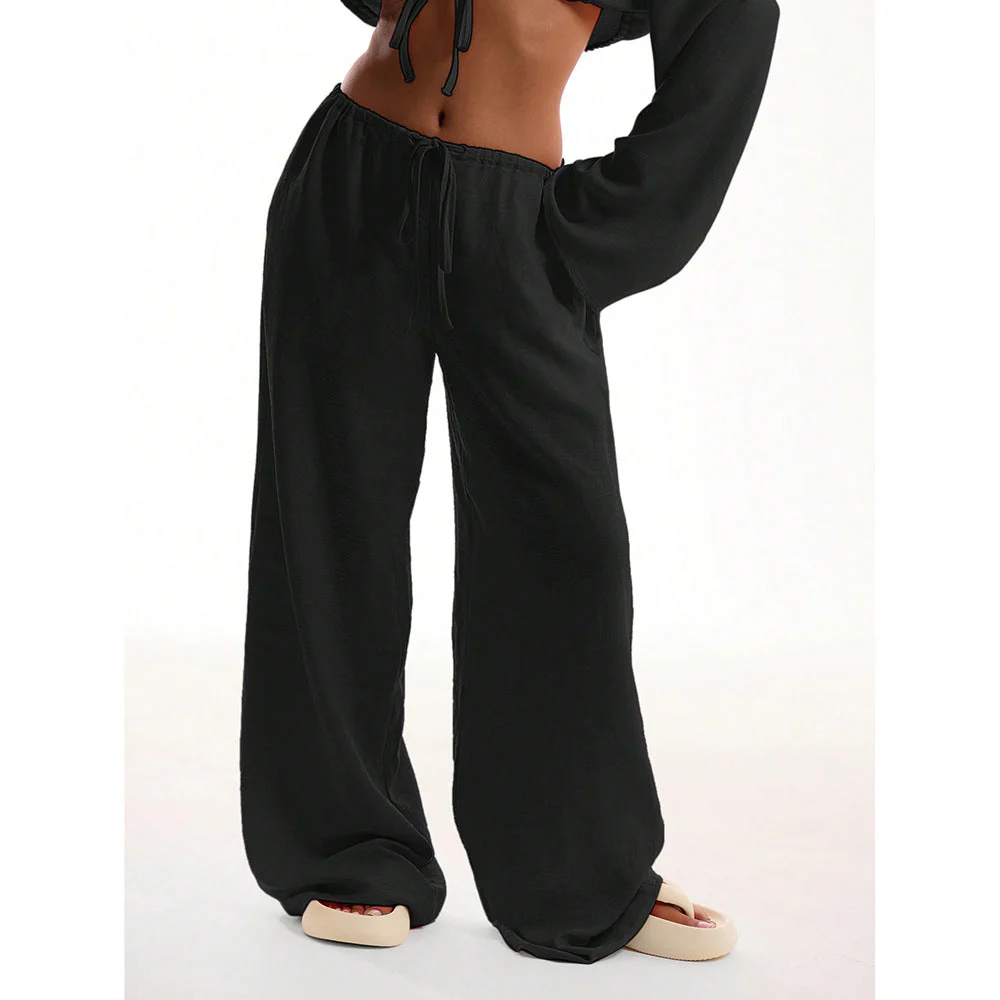 Women’s Ice Silk Straight Leg Trousers - Image 27