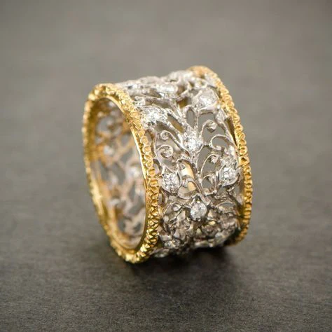 Zirconia Leaf Ring for Women